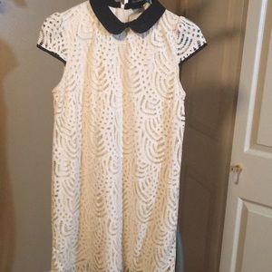 Zara off white lace dress
